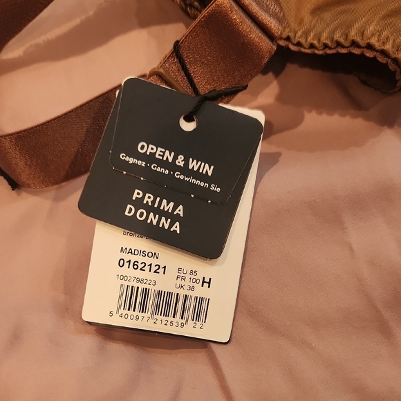 Prima Donna Brown Leopard Print Bra - Picture 2 of 3